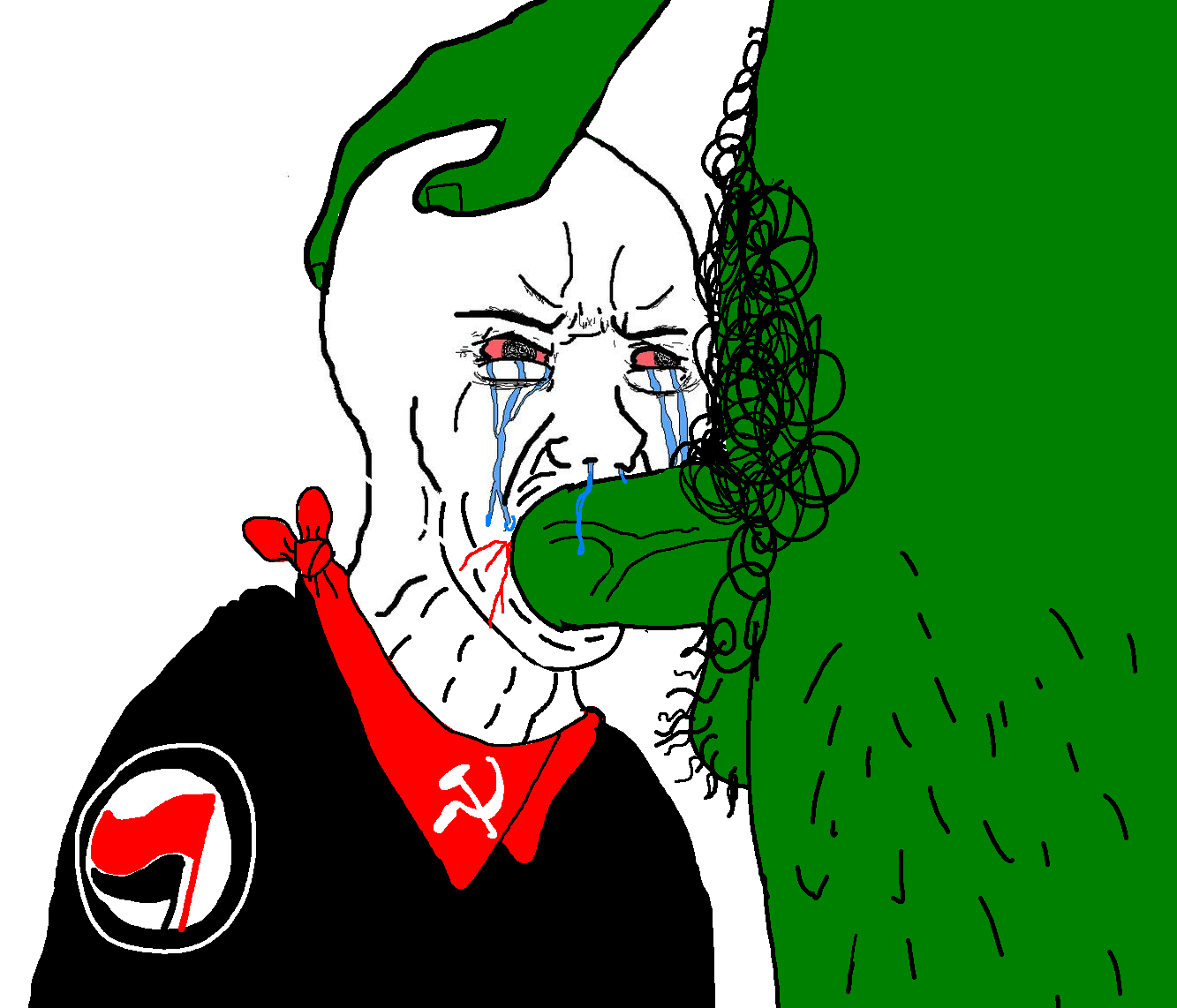 Pepe mouth rapeing antifa.png